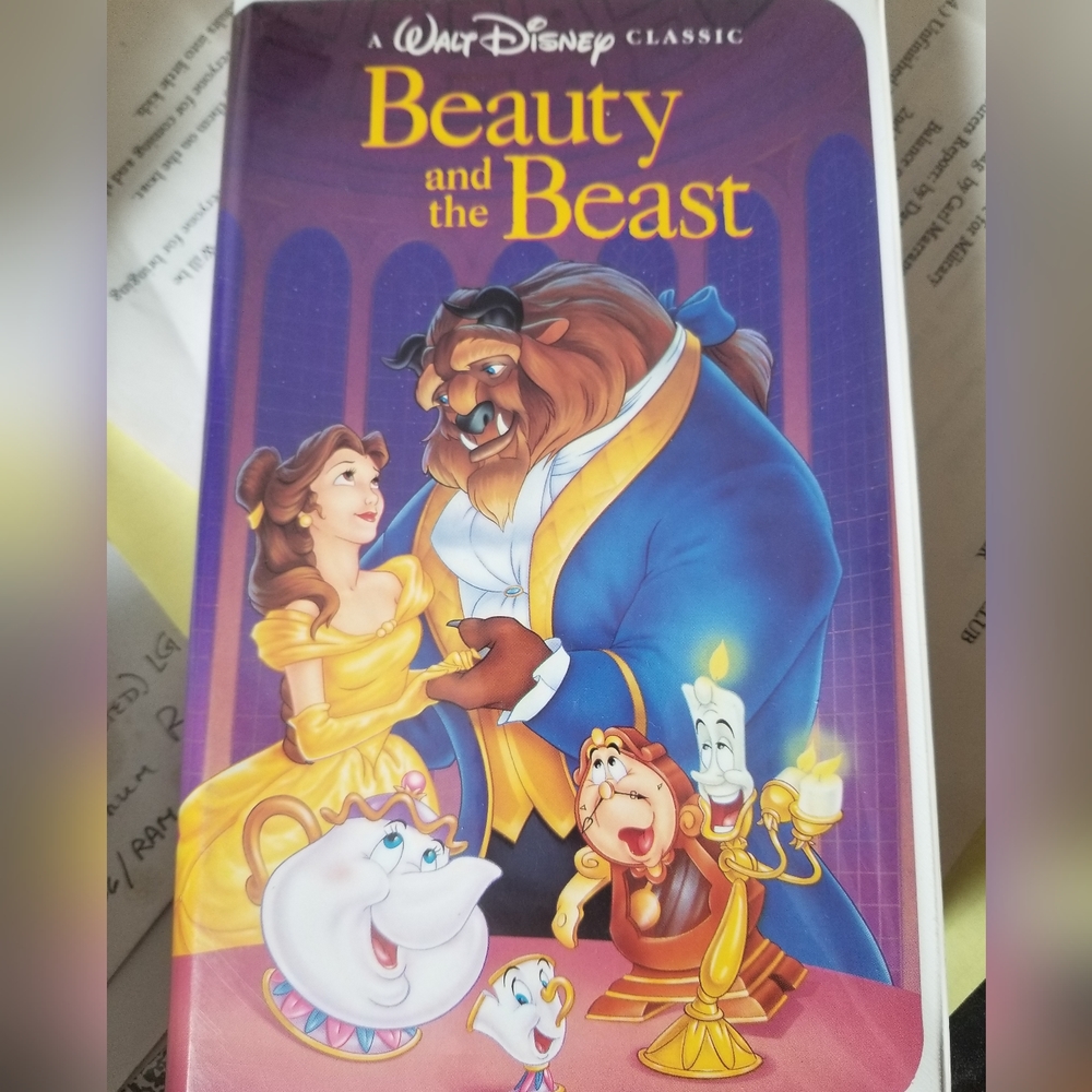 Disney's Beauty and the Beast black diamond edition VHS